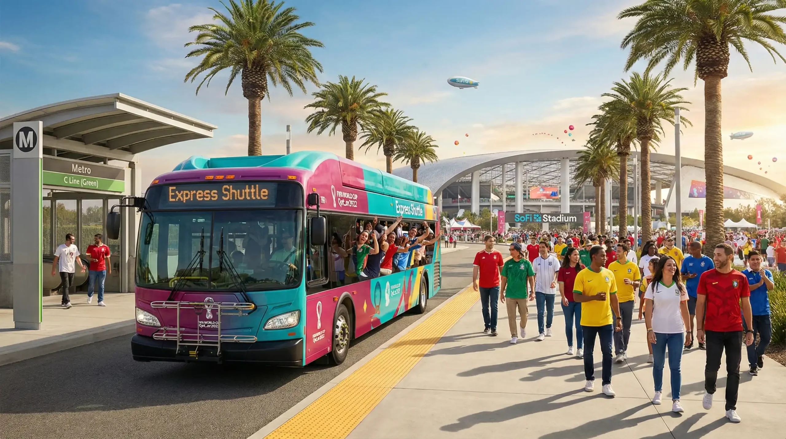 Express Shuttle & Walking