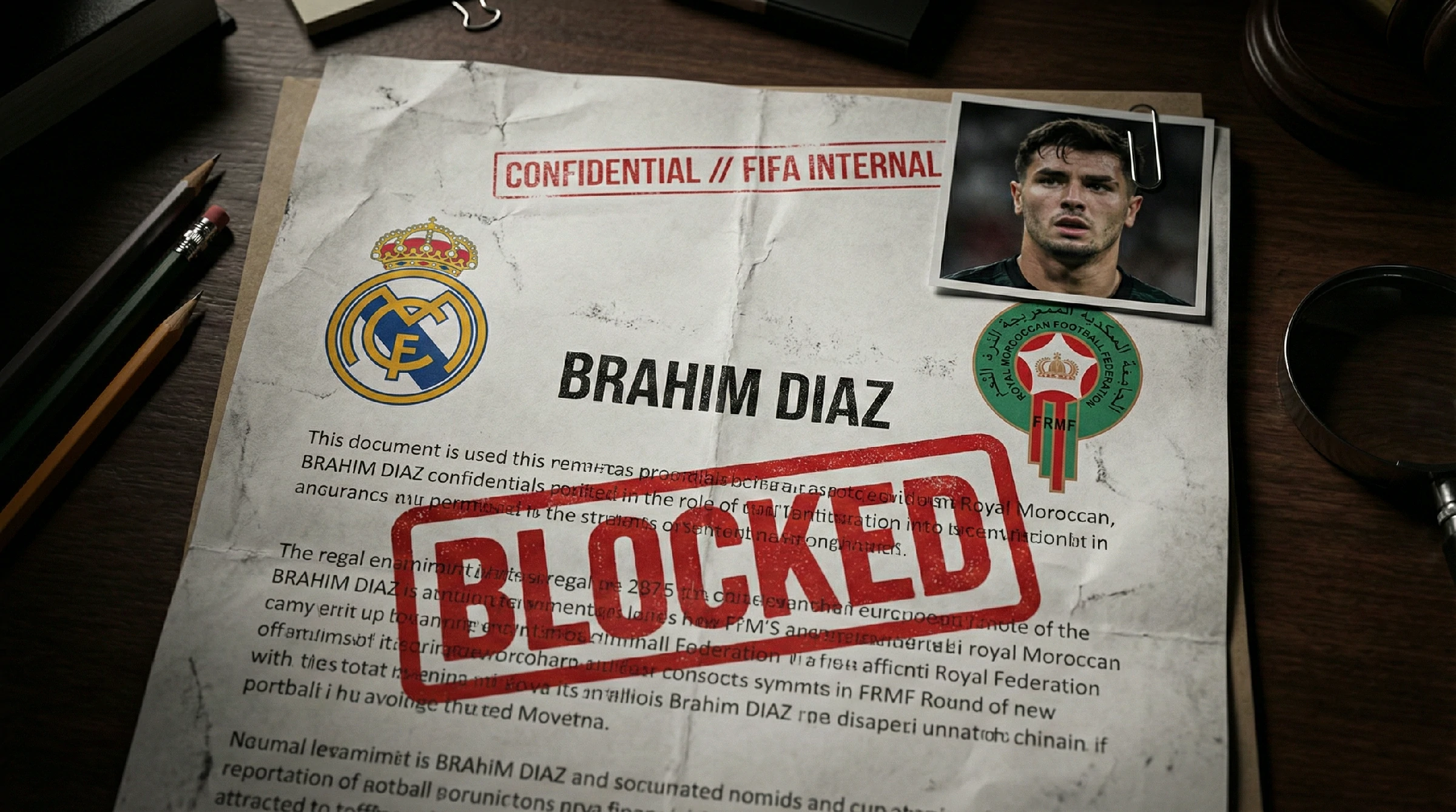 Shocking Leak: Real Madrid to Block Brahim Diaz Morocco Call-up! (Secret Doc)