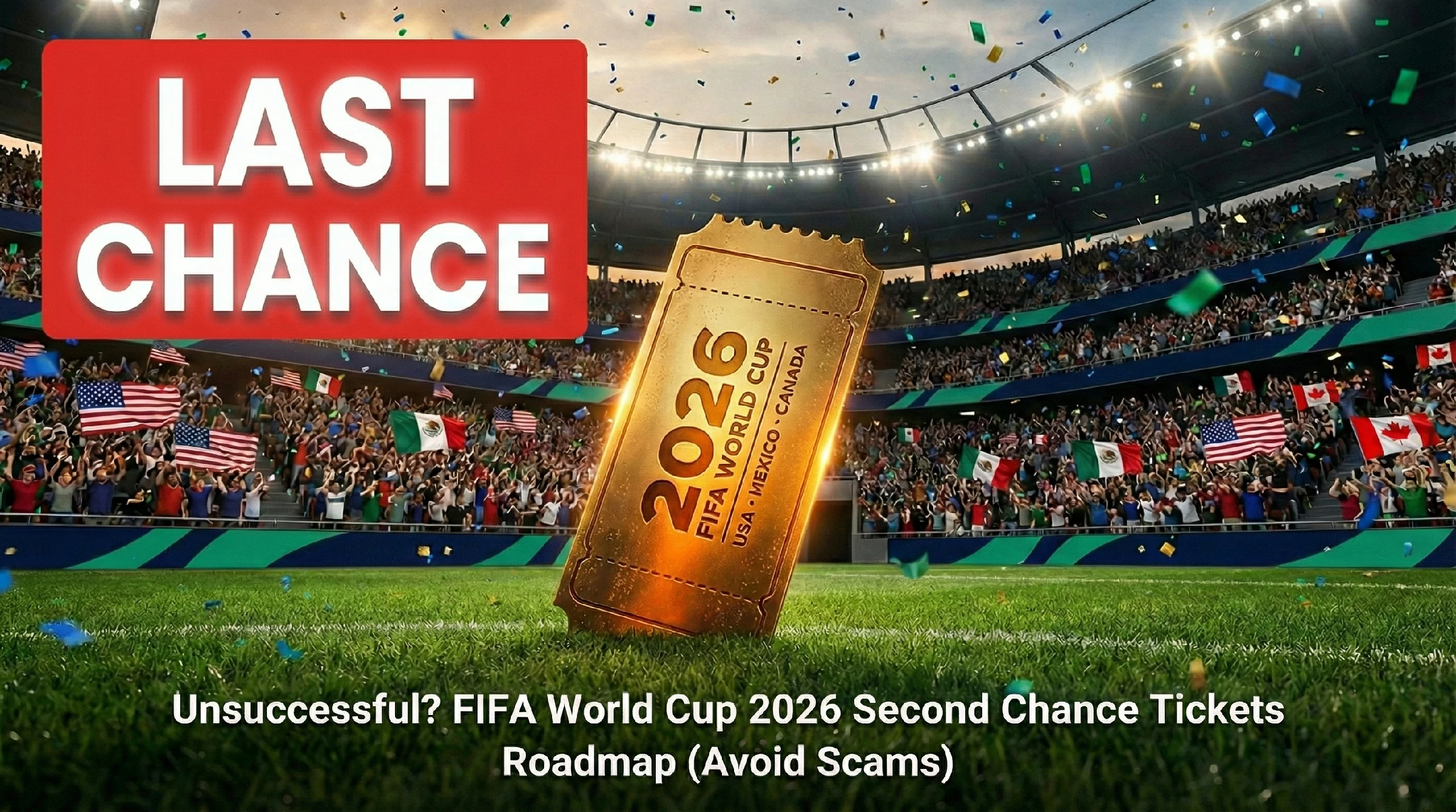 Unsuccessful? FIFA World Cup 2026 Second Chance Tickets Roadmap (Avoid Scams)