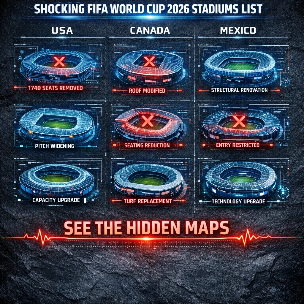 Shocking FIFA World Cup 2026 Stadiums List: The Construction & Seating Secrets Shocking FIFA World Cup 2026 Stadiums List: The Construction & Seating Secrets