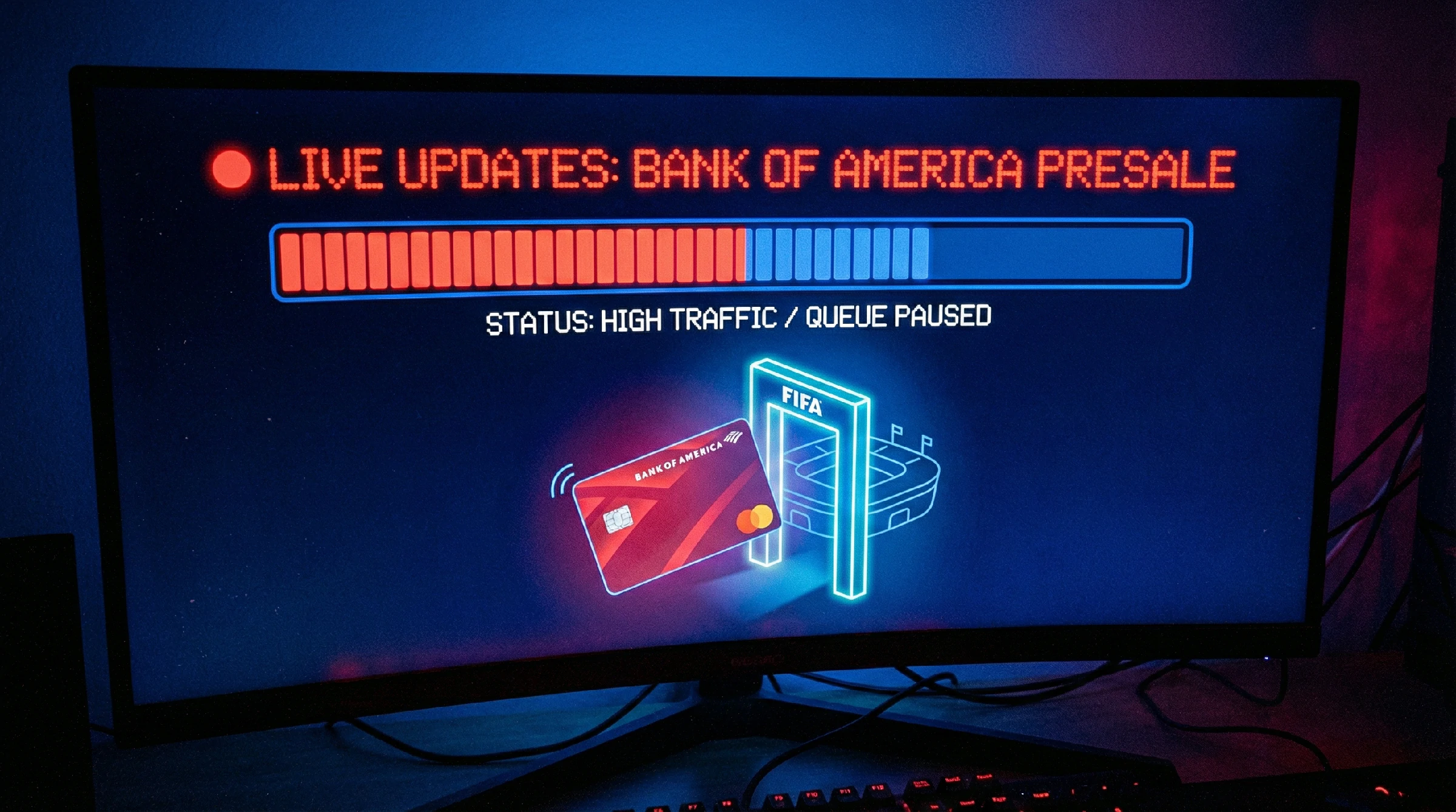 Beat the Low FIFA Lottery Chances: LIVE Bank of America Presale Queue Link